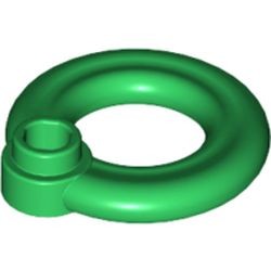 Anneau de la couronne vert, référence BrickLink 30340, vue LEGO de l’élément 4655148.