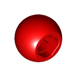 Le nez rond : pièce LEGO 32474, couleur rouge, élément 4290714.