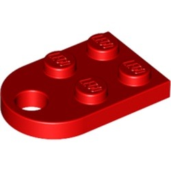 Plaques du cœur, couleur Rouge, référence BrickLink 3176, élément LEGO 4188189.