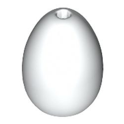 Œuf blanc, couleur Blanc, référence BrickLink 24946, élément LEGO 6143595.