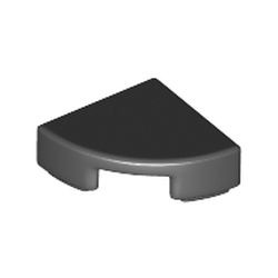 Quart de cercle des yeux, couleur Noir, référence BrickLink 25269, élément LEGO 6172383.