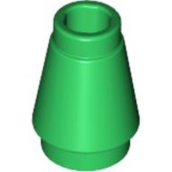 Pointe du sapin : référence BrickLink 4589b, couleur vert, élément LEGO 4529239.