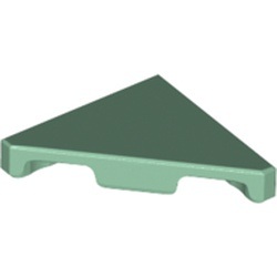 Le foulard triangulaire : pièce LEGO 35787, couleur vert sable, élément 6262238.