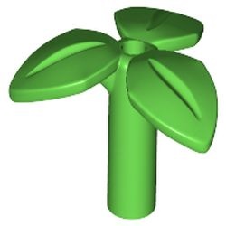 Le bambou des petits pandas : pièce LEGO 37695, couleur vert vif, élément 6235080.