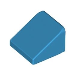 Les pentes bleues de Fifi : pièce LEGO 54200, couleur azur foncé, élément 6133838.