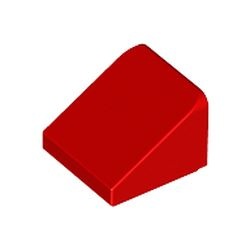 Les pentes rouges de Riri : pièce LEGO 54200, couleur rouge, élément 4504379.