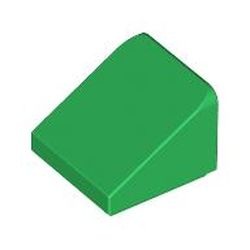 Les pentes vertes de Loulou : pièce LEGO 54200, couleur vert, élément 4546705.