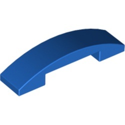 La bordure bleue du panier : pièce LEGO 93273, couleur bleu, élément 4649773.