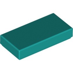 Le collier turquoise : pièce BrickLink 3069, couleur turquoise foncé, élément LEGO 6213779.
