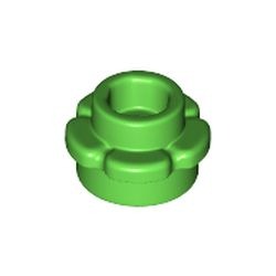 Les fleurs vertes : pièce BrickLink 24866, couleur vert vif, élément LEGO 6206150.
