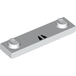 Le nez de Voldemort : référence BrickLink 41740pb003, couleur blanc, élément LEGO 6345729.