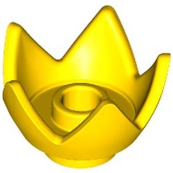 Les fleurs jaunes : pièce LEGO 39262, couleur jaune, élément 6365630.
