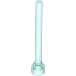 Les tiges des fleurs aquatiques : pièce LEGO 3957b, couleur bleu clair transparent, élément 6334272.