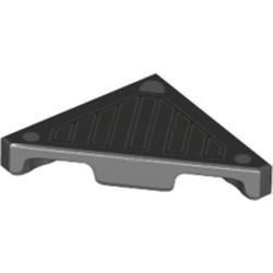 Le masque respiratoire : pièce LEGO 35787pb001, couleur noir, élément 6405979.