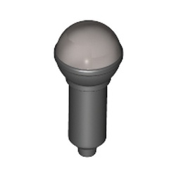 Les microphones : pièce LEGO 90370pb05, couleur noir, élément 6327722.