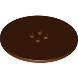 Le bord du chapeau de Woody : pièce BrickLink 6177, couleur marron rougeâtre, élément LEGO 6383309.