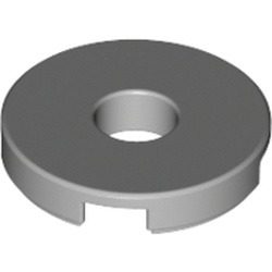 Les disques clairs du fauteuil : pièce BrickLink 15535, couleur gris bleuté clair, élément LEGO 6179186.