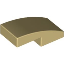 Les courbes beiges de Coyote : pièce BrickLink 11477, couleur beige, élément LEGO 6046922.