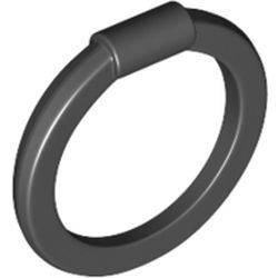 Les anneaux des lunettes de Trelawney : pièce BrickLink 35485, couleur noir, élément LEGO 6391688.