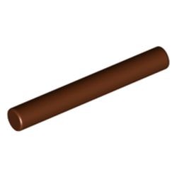 La barre du bâton gaffi : pièce BrickLink 87994, couleur marron rougeâtre, élément LEGO 6428805.
