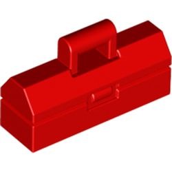 La boîte à outils rouge : pièce BrickLink 98368, couleur rouge, élément LEGO 6060843.