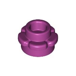 Les petites fleurs magenta : pièce BrickLink 24866, couleur magenta, élément LEGO 6209682.