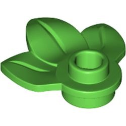 Les feuilles de la couronne : pièce BrickLink 32607, couleur vert vif, élément LEGO 6182261.