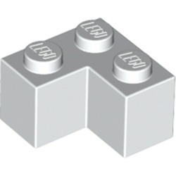 Les briques blanches en angle : pièce BrickLink 2357, couleur blanc, élément LEGO 235701.