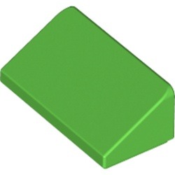 Les petites pentes vert vif : pièce BrickLink 85984, couleur vert vif, élément LEGO 6138510.
