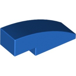 Les longues courbes bleues : pièce BrickLink 50950, couleur bleu, élément LEGO 4543998.