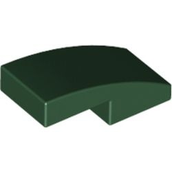 Les courbes de la cape vert foncé : pièce LEGO 11477, couleur vert foncé, élément 6055225.