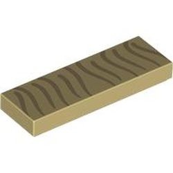 Les cheveux clairsemés de Gollum : pièce LEGO 63864pb212, couleur beige, élément 6430686.