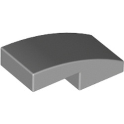 Les courbes grises de la barbe et des cheveux : pièce LEGO 11477, couleur gris bleuté clair, élément 6028813.