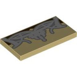 La tiare imprimée d’Arwen : pièce LEGO 87079pb1228, couleur beige, élément 6430718.