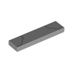 Le bas imprimé du masque : pièce LEGO 2431pb0885, couleur gris bleuté clair, élément 6488254.