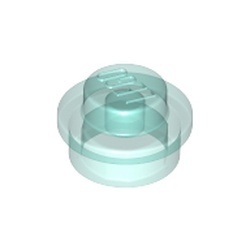 Les petites plaques de propulsion bleu clair : pièce LEGO 4073, couleur bleu clair transparent, élément 6240225.