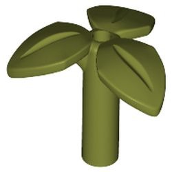 Petite pousse de tête, vert olive, référence BrickLink 37695, élément LEGO 6285465.