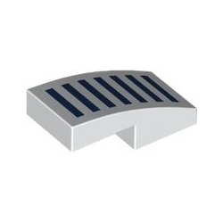 Ventilation latérale du casque, blanc, référence BrickLink 11477pb192, élément LEGO 6485127.