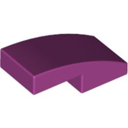 Les mèches magenta incurvées : pièce BrickLink 11477, couleur magenta, élément LEGO 6070763.