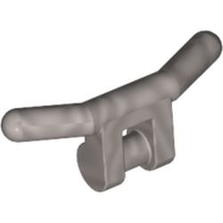 Le support des lunettes : pièce BrickLink 30031, couleur argent mat, élément LEGO 6158405.