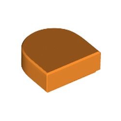 Les joues orange arrondies : pièce BrickLink 24246, couleur orange, élément LEGO 6344851.