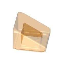 Les pointes de cheveux orange translucides : pièce BrickLink 54200, couleur orange transparent, élément LEGO 6245265.
