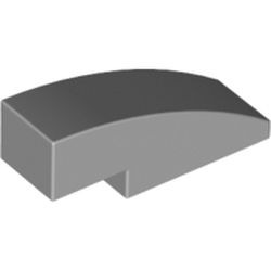 Les longues courbes du casque : pièce BrickLink 50950, couleur gris bleuté clair, élément LEGO 4251163.