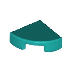 Les contours turquoise de Kevin : pièce BrickLink 25269, couleur turquoise foncé, élément LEGO 6240467.