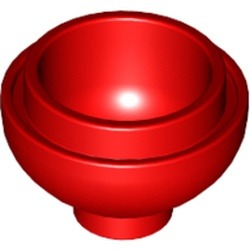 Embout rouge de l’accessoire, rouge, référence BrickLink 15395, élément LEGO 6065839.