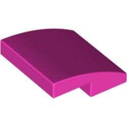 Courbe rose de la tête, rose foncé, référence BrickLink 15068, élément LEGO 6222189.