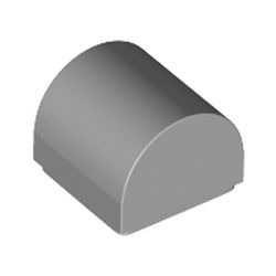 Les contours gris de la trompe : pièce BrickLink 49307, couleur gris bleuté clair, élément LEGO 6262085.