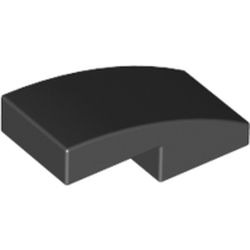 Les courbes des cheveux noirs : pièce BrickLink 11477, couleur noir, élément LEGO 6047276.