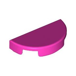 Demi-cercle du nœud, rose foncé, référence BrickLink 1748, élément LEGO 6529298.