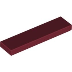 Bandeau rouge foncé, rouge foncé, référence BrickLink 2431, élément LEGO 4539060.